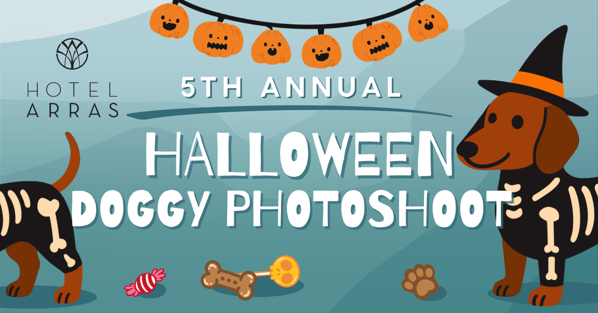 5th Annual Halloween Doggy Photoshoot — Community in Hotel Arras · Asheville, NC